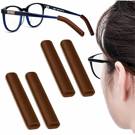 Pair Anti Slip Soft Silicone Eyeglass Ear Pads