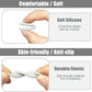 Pair Anti Slip Soft Silicone Eyeglass Ear Pads