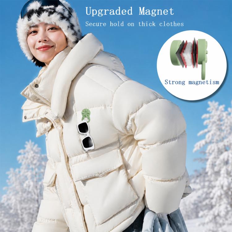 Clothes Silicone Magnetic Glasses Holder