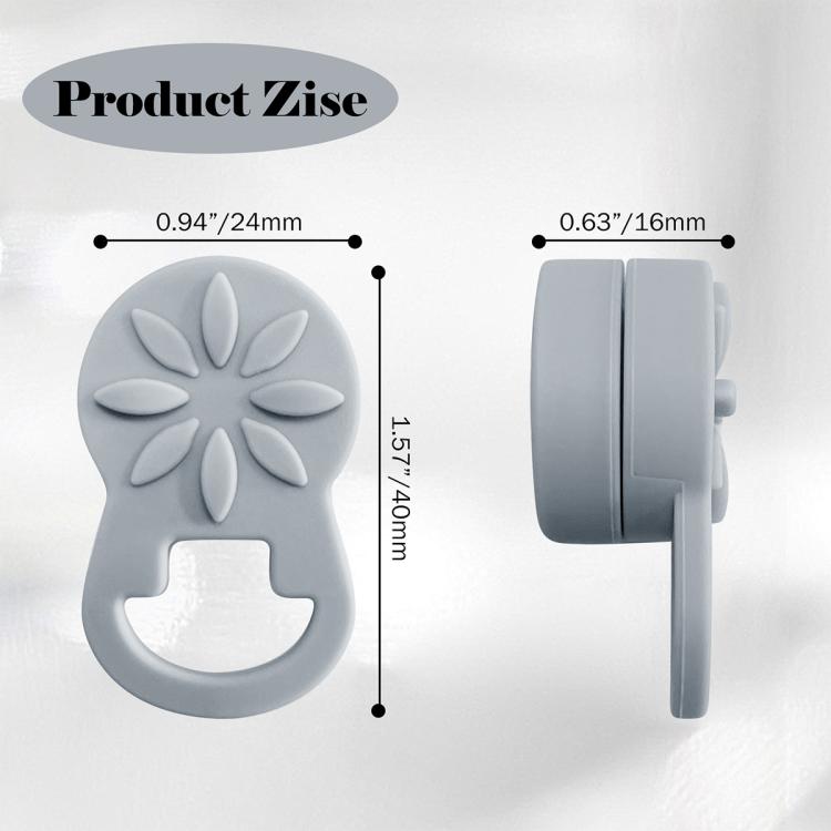 Clothes Silicone Magnetic Glasses Holder
