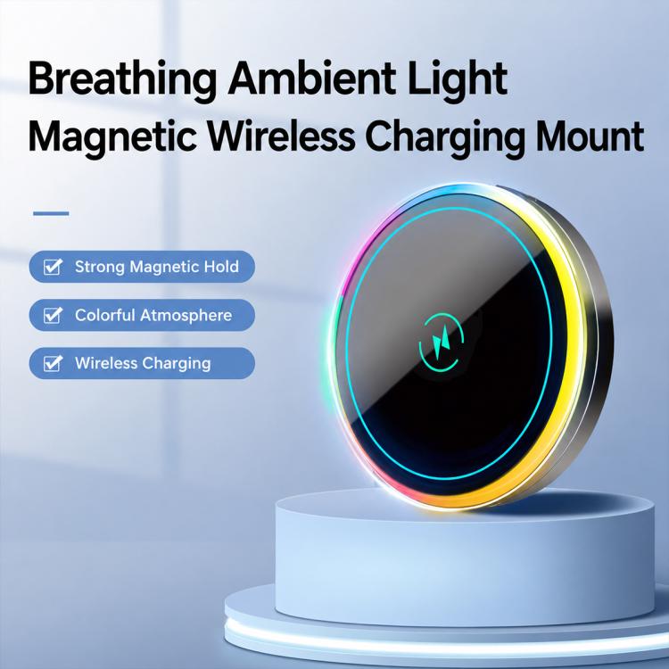 T1S Magnetic Cooling Wireless Fast Charger Car Air Outlet Holder