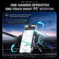 X01 2 In 1 Car Dual Coil 15W Wireless Charger Rotating Navigation Bracket, Bracket + Air Vent Base, Bracket + Dashboard Base, Bracket + Air Vent Base + Dashboard Base