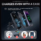 X01 2 In 1 Car Dual Coil 15W Wireless Charger Rotating Navigation Bracket, Bracket + Air Vent Base, Bracket + Dashboard Base, Bracket + Air Vent Base + Dashboard Base