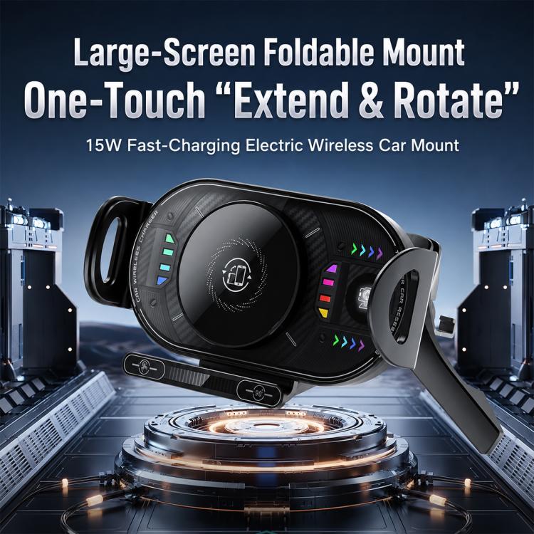 A3 15W Car Electric Wireless Fast Charging Rotating Bracket, A3 Bracket + Air Vent Base, A3 Bracket + Suction cup, A3 Bracket + Dual Base