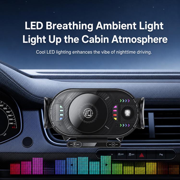 A3 15W Car Electric Wireless Fast Charging Rotating Bracket, A3 Bracket + Air Vent Base, A3 Bracket + Suction cup, A3 Bracket + Dual Base