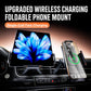 A03 Car Single Coil 15W Wireless Charger Rotating Navigation Bracket, A03 (Black)