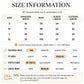 Size chart table with shoulder, bust, sleeve length, and clothing length for S–XL