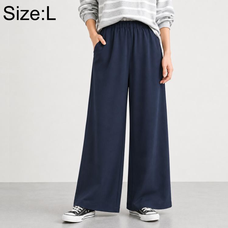 High-Waisted Wide-Leg Women Pants, M, L, XL, 2XL