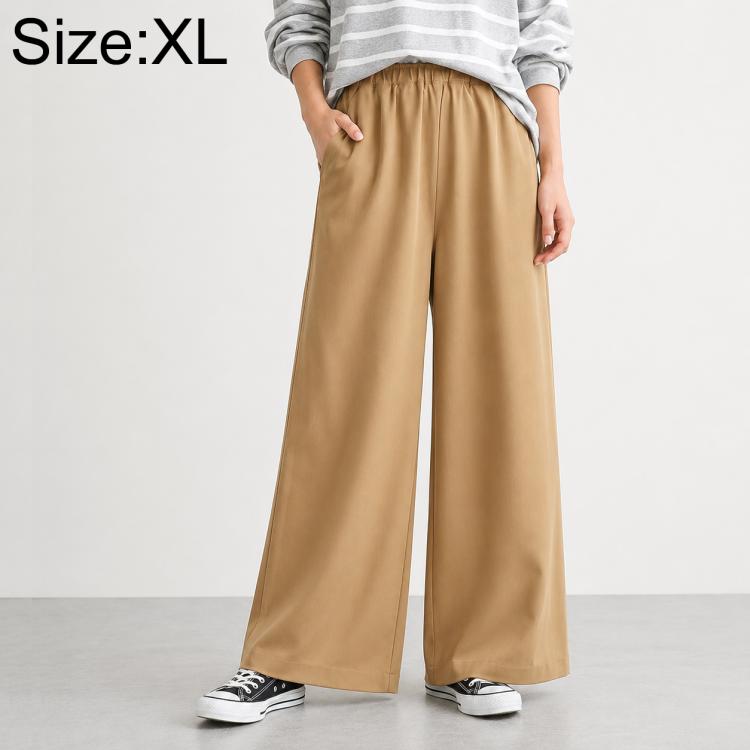 High-Waisted Wide-Leg Women Pants, M, L, XL, 2XL