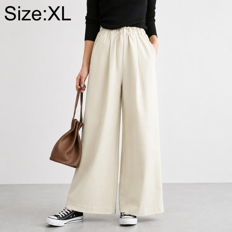 High-Waisted Wide-Leg Women Pants, M, L, XL, 2XL