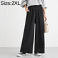 High-Waisted Wide-Leg Women Pants, M, L, XL, 2XL