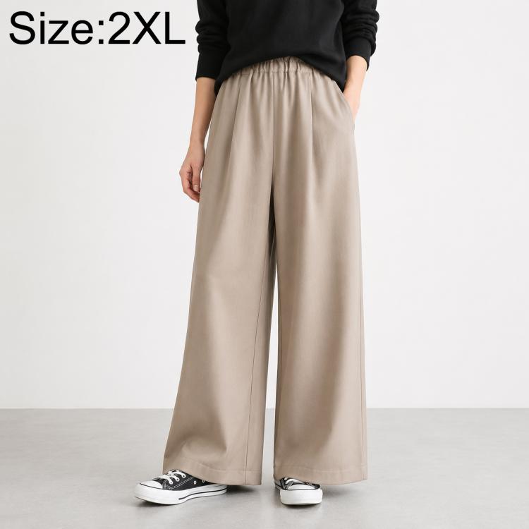 High-Waisted Wide-Leg Women Pants, M, L, XL, 2XL