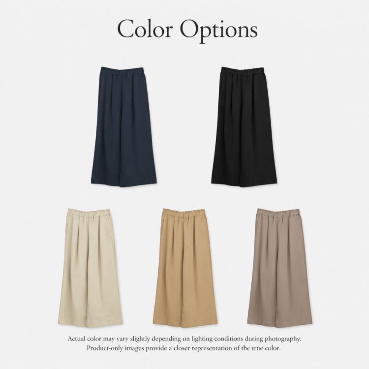 High-Waisted Wide-Leg Women Pants, M, L, XL, 2XL