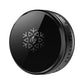 Black magnetic wireless car charger, glossy circular front with 25W marking