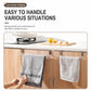 2pcs / Set 23.8cm Drill-Free Stainless Steel Towel Rack