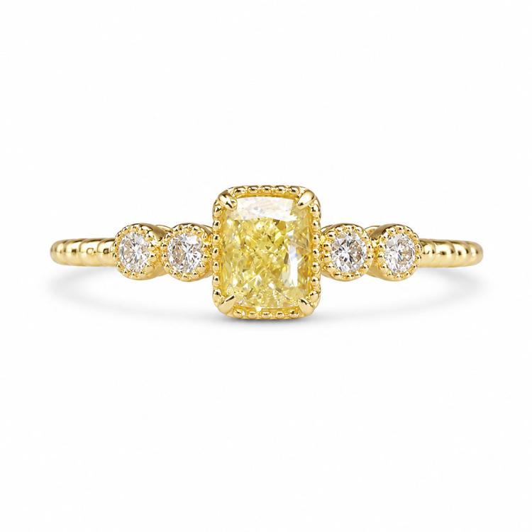 Women Geometric Square Inlaid Cubic Zirconia Ring, No.6, No.7