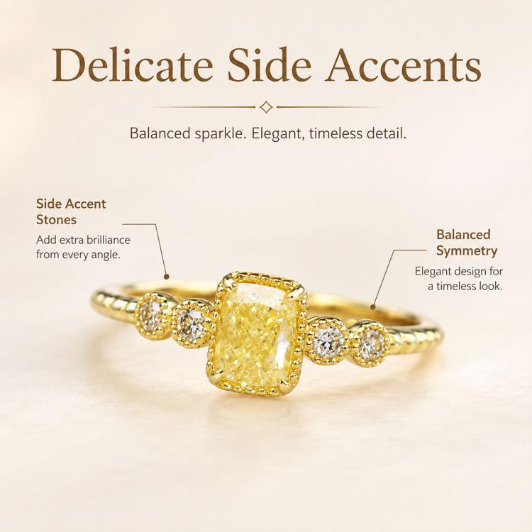Women Geometric Square Inlaid Cubic Zirconia Ring, No.6, No.7