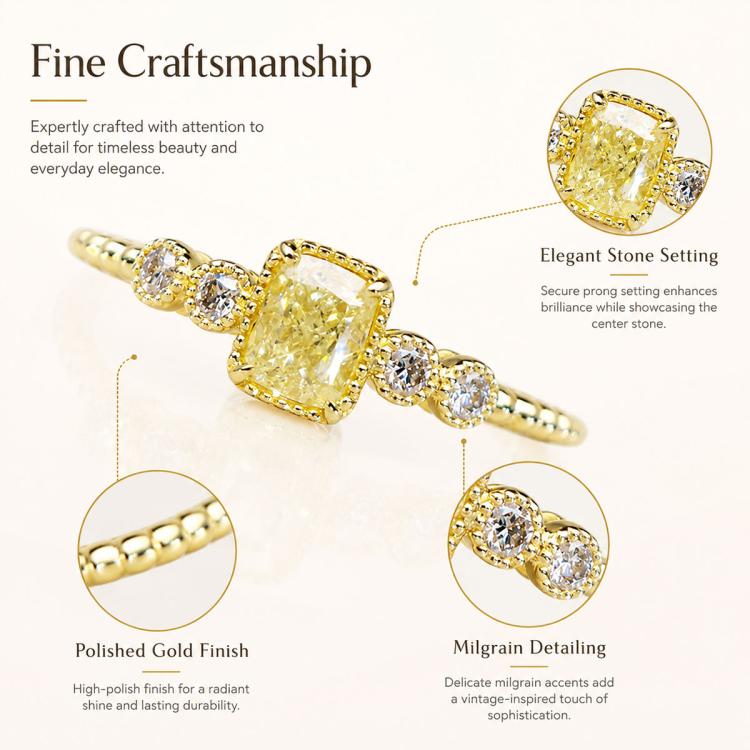Women Geometric Square Inlaid Cubic Zirconia Ring, No.6, No.7