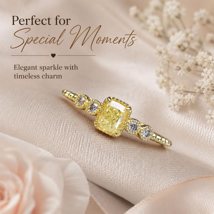 Women Geometric Square Inlaid Cubic Zirconia Ring, No.6, No.7