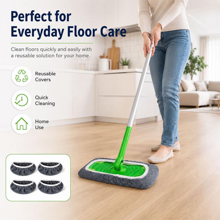 4pcs / Set For Swiffer Washable and Reusable Mop Refill Pads