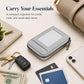 Accordion Multi-card Slot PU Leather Zipper Card Bag
