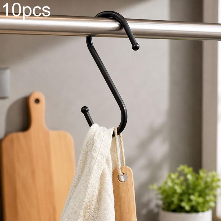 10pcs 8.8cm Iron S-Shaped Storage Hook