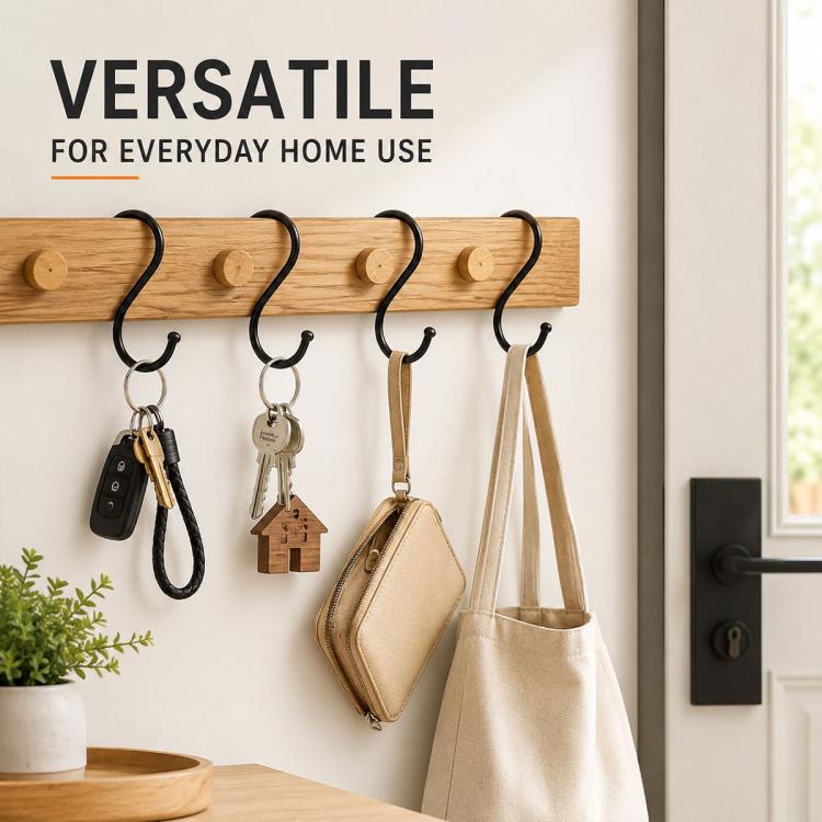 10pcs 8.8cm Iron S-Shaped Storage Hook