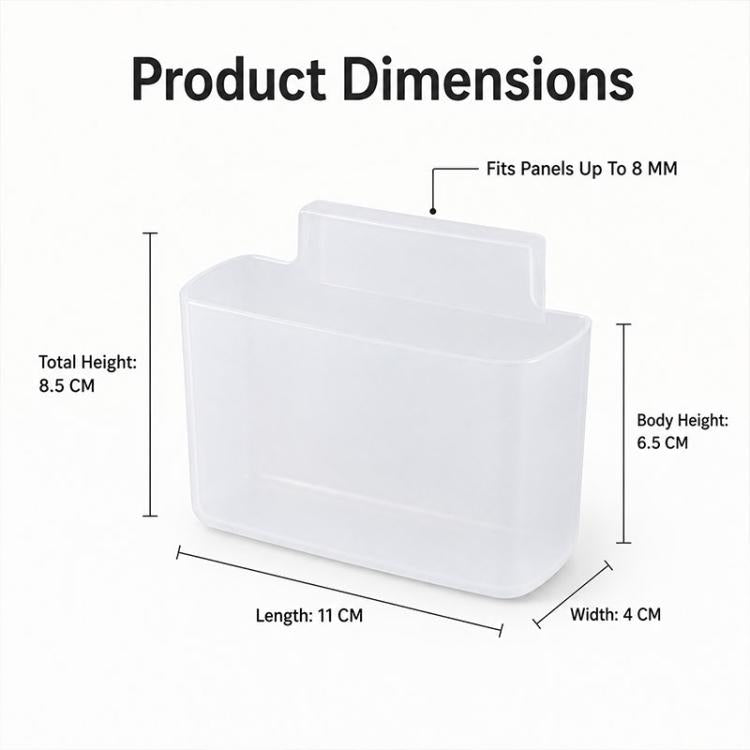 Wall-mounted Refrigerator Side Organizer Table Debris Storage Box