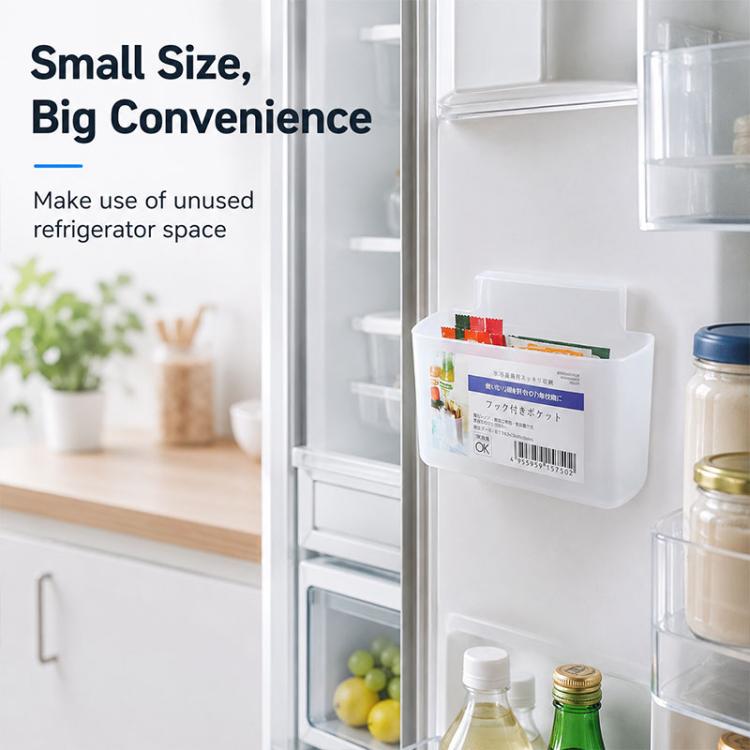 Wall-mounted Refrigerator Side Organizer Table Debris Storage Box