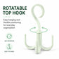 Multifunctional Rotatable Wardrobe Four Claws Storage Hook