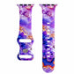 Painted Marble Print Reverse Buckle Silicone Watch Band, For Apple Watch 46mm / 49mm / 45mm / 44mm, For Apple Watch 42mm / 41mm / 40mm / 38mm