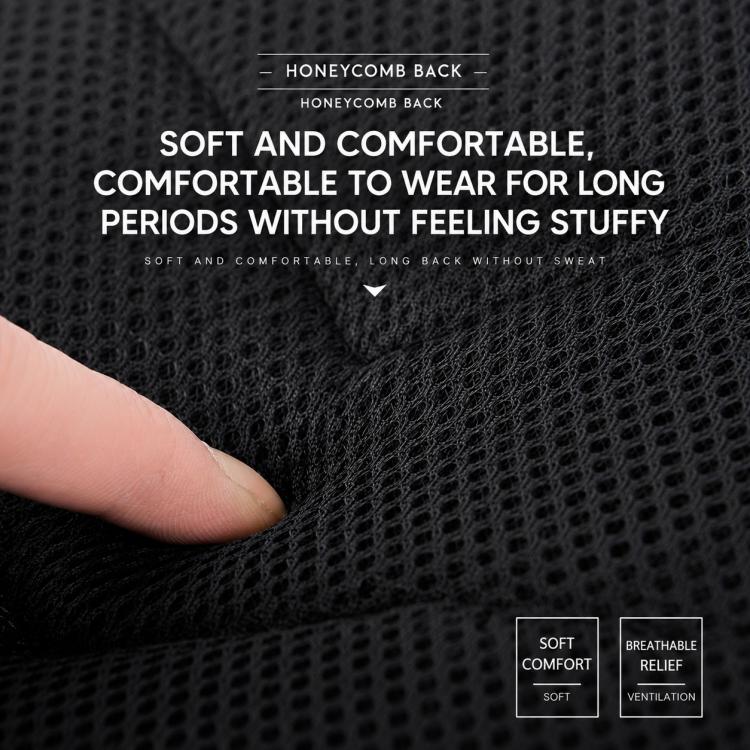 Breathable honeycomb mesh back panel for a padded comfort shoulder crossbody bag