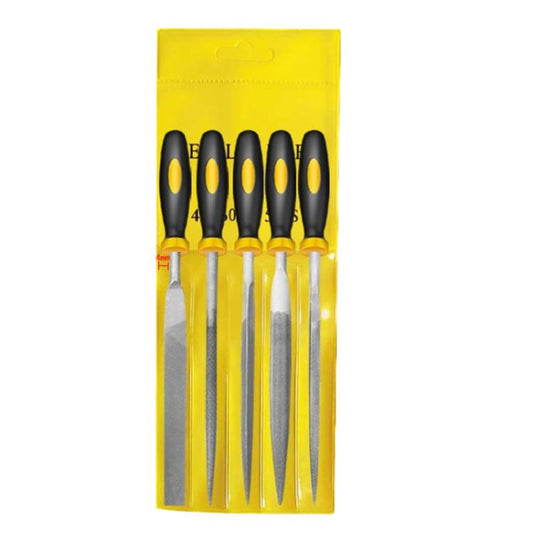 5 PCS/Set Dual-Color Handles Woodworking Assorted Files