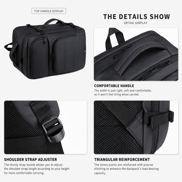 OUMANTU 2201 Large Capacity Men Business Waterproof Backpack