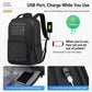 OUMANTU 2202 Large Capacity Waterproof Leather Membrane Backpack