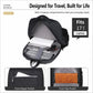 OUMANTU 2202 Large Capacity Waterproof Leather Membrane Backpack