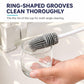 Silicone Bottle Brush Household Cup Cleaning Brush 2pcs, 26cm