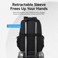 OUMANTU 2316 Multifunctional Business Vertical Stripe Logo Backpack Laptop Bag
