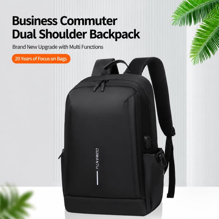 OUMANTU 2316 Multifunctional Business Letter Logo Backpack Laptop Bag