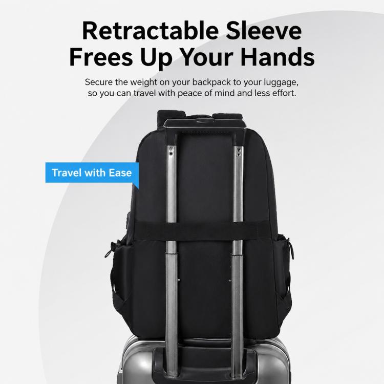 OUMANTU 2316 Multifunctional Business Letter Logo Backpack Laptop Bag
