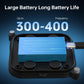 Black long-life battery unit in spreader base with power tray