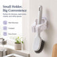 No-drill Suction Cup Bathroom Wall Mount Hook Mop Holder 4pcs, White  4pcs