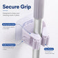 No-drill Suction Cup Bathroom Wall Mount Hook Mop Holder 4pcs, White  4pcs