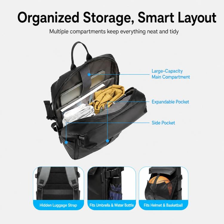 OUMANTU K102 Waterproof Large Capacity Casual Backpack