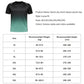 Men's quick-dry short-sleeve performance top, mint gradient front view