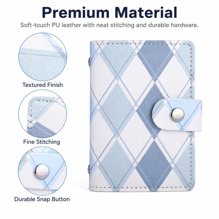 Multifunctional Large Capacity PU Leather Card Bag Short Wallet