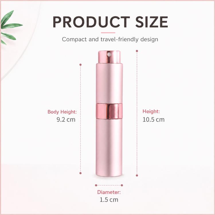 8ML Twist Up Portable Mini Refillable Perfume Atomizer