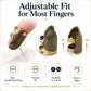 2pcs / Set S and M Household Adjustable Metal Sewing Thimble Finger Protectors, S and M