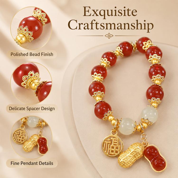 Peanut Charm Bracelet for Women