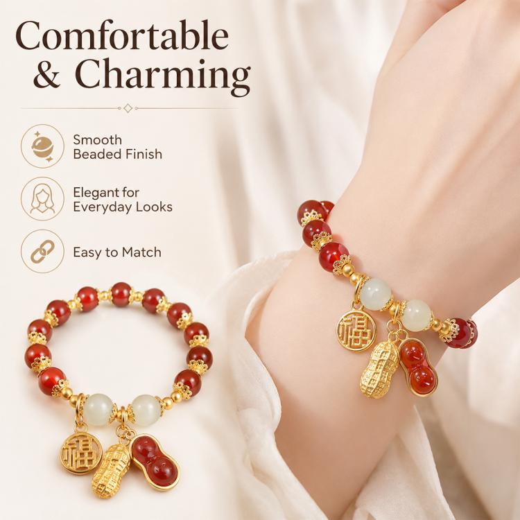 Peanut Charm Bracelet for Women